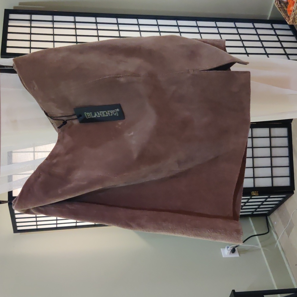 NWT Blank NYC suede skirt, size 4